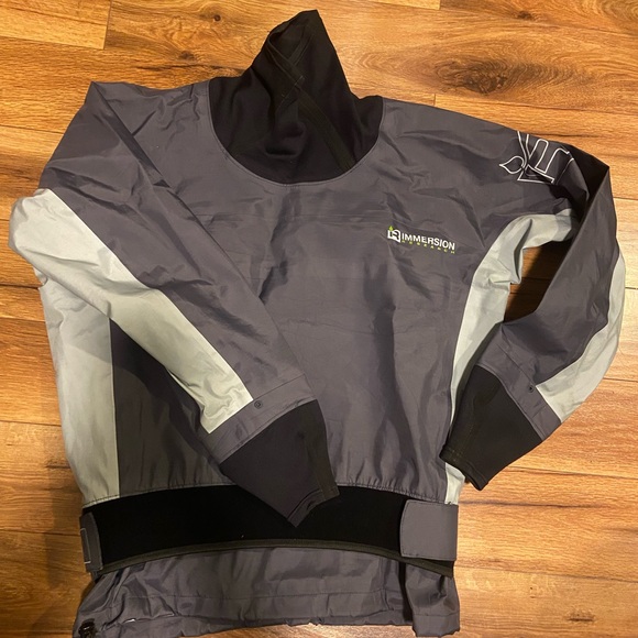 Immersion Research Gray and Black Paddling Dry Jacket